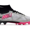 Botas de Fútbol Nike Air Zoom Mercurial Superfly IX Elite AG Gris Rosa