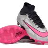 Botas de Fútbol Nike Air Zoom Mercurial Superfly IX Elite AG Gris Rosa