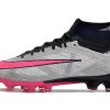 Botas de Fútbol Nike Air Zoom Mercurial Superfly IX Elite AG Gris Rosa