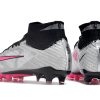 Botas de Fútbol Nike Air Zoom Mercurial Superfly IX Elite AG Gris Rosa