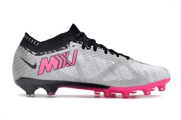 Botas de Fútbol Nike Air Zoom Mercurial Superfly IX Elite AG Gris Rosa