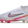 Botas de Fútbol Nike Air Zoom Mercurial Superfly IX Elite FG Blanco Rosa