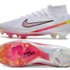 Botas de Fútbol Nike Air Zoom Mercurial Superfly IX Elite FG Blanco Rosa