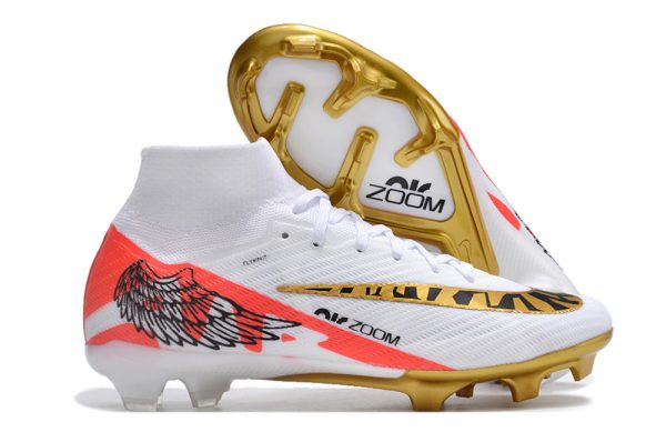 Botas de Fútbol Nike Air Zoom Mercurial Superfly IX Elite FG Dorado Rosa