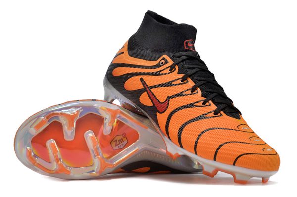 Botas de Fútbol Nike Air Zoom Mercurial Superfly IX Elite FG Naranja Negro