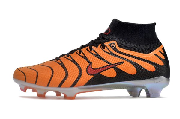 Botas de Fútbol Nike Air Zoom Mercurial Superfly IX Elite FG Naranja Negro