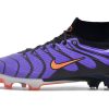 Botas de Fútbol Mbappé Nike Air Zoom Mercurial Superfly IX Elite FG Púrpura Negro