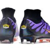 Botas de Fútbol Mbappé Nike Air Zoom Mercurial Superfly IX Elite FG Púrpura Negro