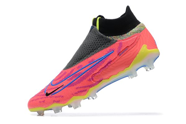 Botas de Fútbol Nike Phantom GX Elite FG-Rosa Negro Amarillo