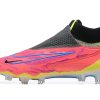 Botas de Fútbol Nike Phantom GX Elite FG-Rosa Negro Amarillo