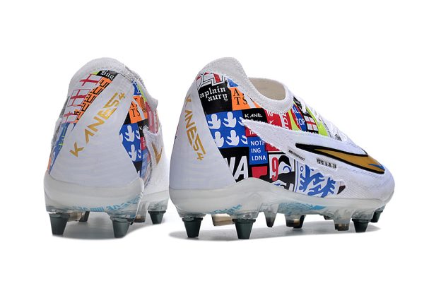 Botas de Fútbol Harry Kane-Nike Phantom GX Elite SG Blanco Oro