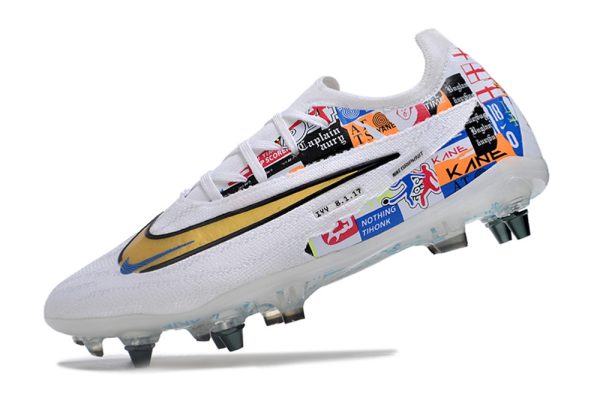 Botas de Fútbol Harry Kane-Nike Phantom GX Elite SG Blanco Oro