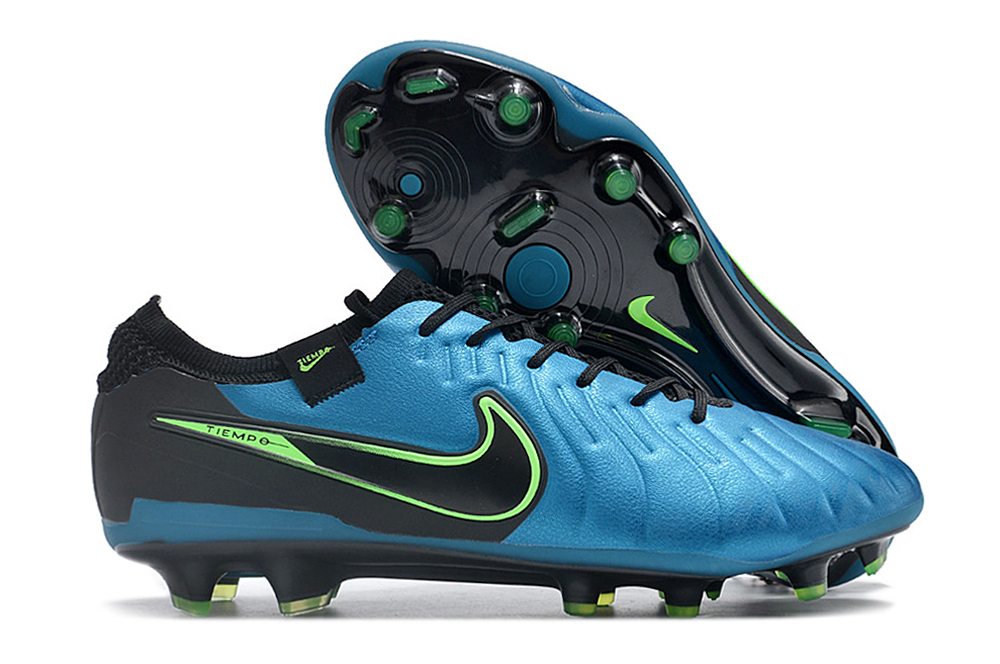 Botas de Fútbol NikeTiempo Legend 10 Elite FG – Azul Negro