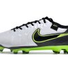 Botas de Fútbol NikeTiempo Legend 10 Elite FG – Blanco Negro Verde