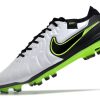 Botas de Fútbol NikeTiempo Legend 10 Elite FG – Blanco Negro Verde