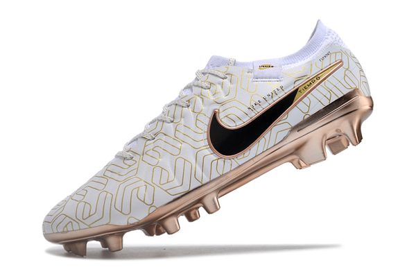 Botas de Fútbol NikeTiempo Legend 10 Elite FG – Blanco Plata