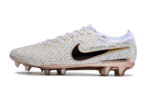 Botas de Fútbol NikeTiempo Legend 10 Elite FG – Blanco Plata