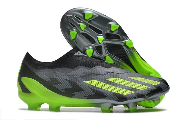 Botas de Fútbol adidas X Crazyfast.1 Laceless FG Verde Negro