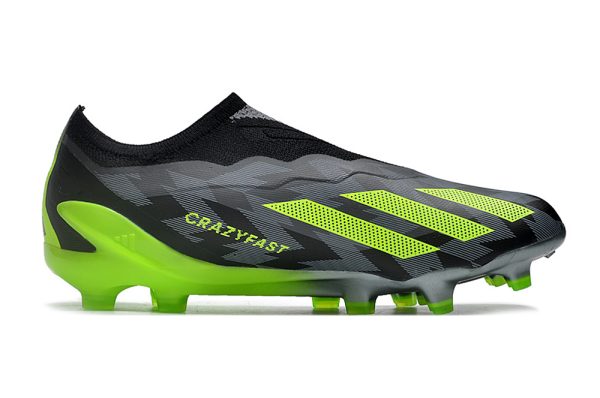 Botas de Fútbol adidas X Crazyfast.1 Laceless FG Verde Negro