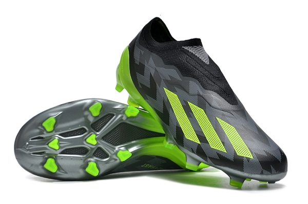 Botas de Fútbol adidas X Crazyfast.1 Laceless FG Verde Negro