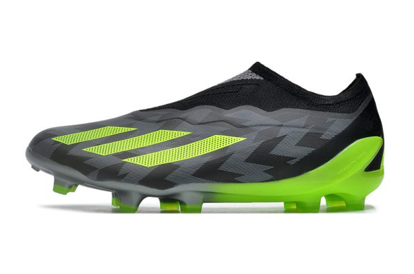 Botas de Fútbol adidas X Crazyfast.1 Laceless FG Verde Negro