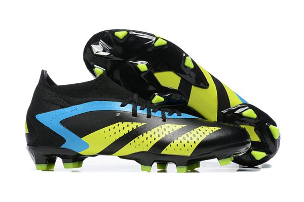 Botas de Fútbol Adidas Predator Accuracy+ FG Negro Verde Azul