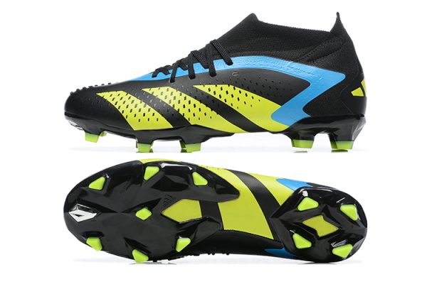 Botas de Fútbol Adidas Predator Accuracy+ FG Negro Verde Azul