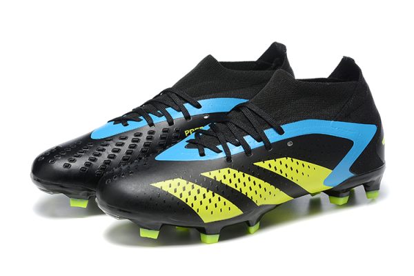 Botas de Fútbol Adidas Predator Accuracy+ FG Negro Verde Azul