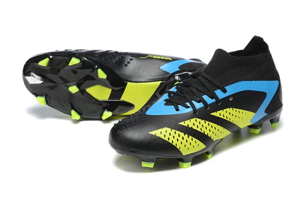 Botas de Fútbol Adidas Predator Accuracy+ FG Negro Verde Azul