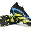 Botas de Fútbol Adidas Predator Accuracy+ FG Negro Verde Azul