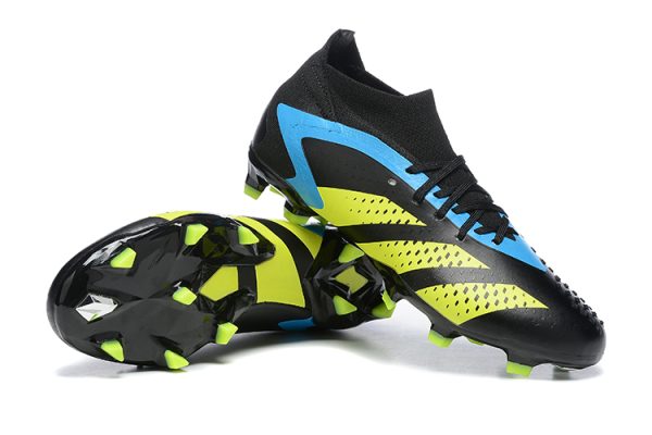 Botas de Fútbol Adidas Predator Accuracy+ FG Negro Verde Azul