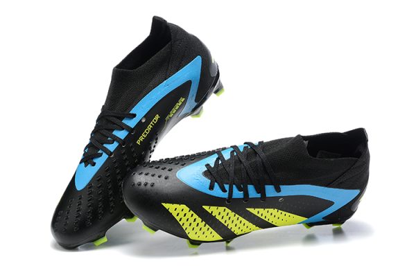 Botas de Fútbol Adidas Predator Accuracy+ FG Negro Verde Azul