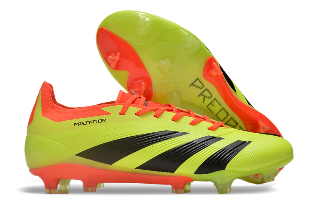 Botas de Fútbol Adidas Predator Accuracy+ FG Verde Negro Naranja