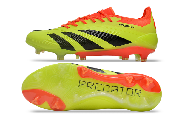 Botas de Fútbol Adidas Predator Accuracy+ FG Verde Negro Naranja