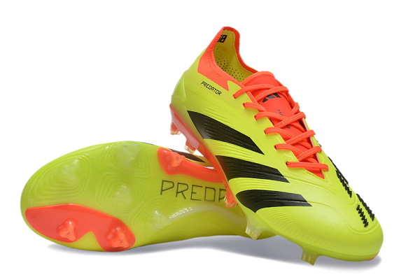 Botas de Fútbol Adidas Predator Accuracy+ FG Verde Negro Naranja