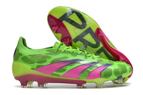 Botas de Fútbol Adidas Predator Accuracy+ FG Verde Púrpura