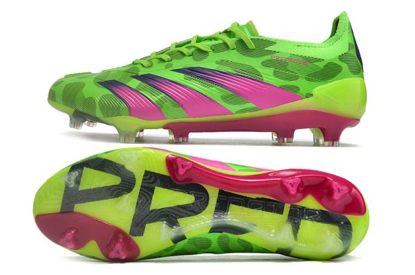 Botas de Fútbol Adidas Predator Accuracy+ FG Verde Púrpura