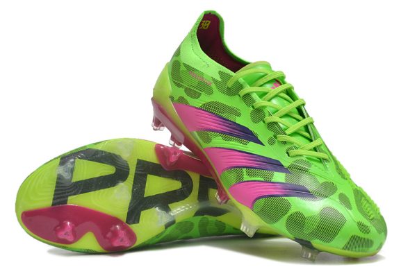 Botas de Fútbol Adidas Predator Accuracy+ FG Verde Púrpura