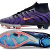 Botas de Fútbol Kylian Mbappé Nike Air Zoom Mercurial Superfly IX Elite FG Niños Púrpura Negro