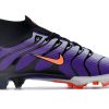 Botas de Fútbol Kylian Mbappé Nike Air Zoom Mercurial Superfly IX Elite FG Niños Púrpura Negro