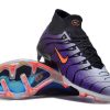 Botas de Fútbol Kylian Mbappé Nike Air Zoom Mercurial Superfly IX Elite FG Niños Púrpura Negro