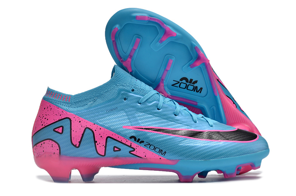 Botas de Fútbol NNike Air Zoom Mercurial Vapor XV Elite FG Mujeres – Azul Rosa