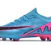 Botas de Fútbol NNike Air Zoom Mercurial Vapor XV Elite FG Mujeres – Azul Rosa