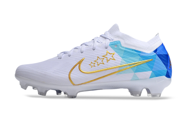 Botas de Fútbol Nike AIR Zoom Mercurial Vapor 15 Elite FG Blanco Oro