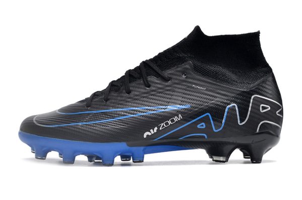 Botas de Fútbol Nike Air Zoom Mercurial Superfly IX Elite AG Negro Azul