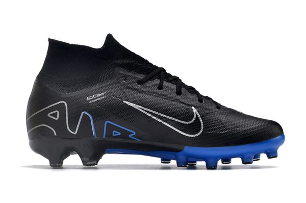 Botas de Fútbol Nike Air Zoom Mercurial Superfly IX Elite AG Negro Azul