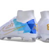 Botas de Fútbol Nike Air Zoom Mercurial Superfly IX Elite FG Blanco Oro