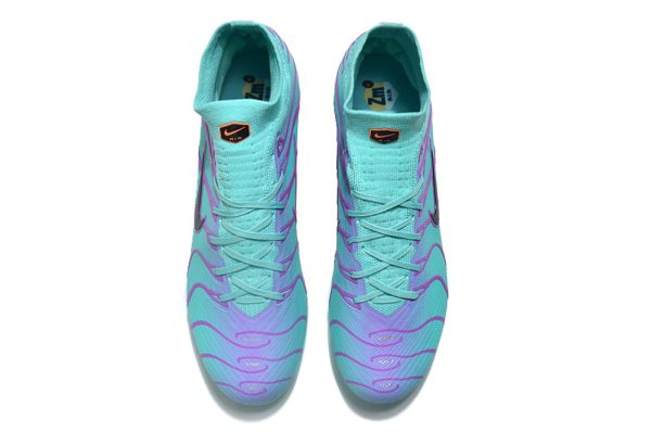 Botas de Fútbol Nike Air Zoom Mercurial Superfly IX Elite FG Hombres Azul Púrpura