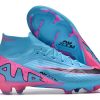 Botas de Fútbol Nike Air Zoom Mercurial Superfly IX Elite FG Hombres Azul Rosa