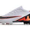 Botas de Fútbol Nike Air Zoom Mercurial Vapor XV Elite FG Hombres Blanco Naranja